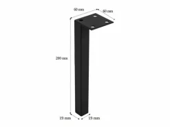 Mueble de baño 140 cm (2x 60 + 20) con encimera superior + patas para mueble, color: Roble Claro, 140 x 46 x 80,7 cm Marru00f3n New
