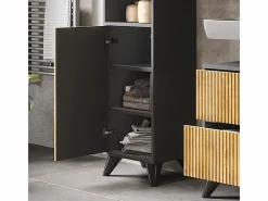 Vicco Mueble de baño antracita/roble de montaña 38x30x180 leano Gris antracita Sale