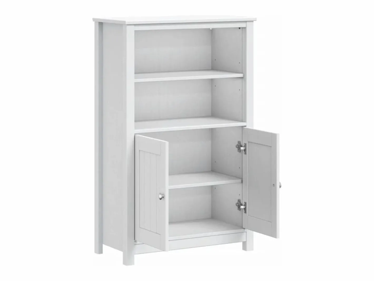 vidaxl Mueble de baño BERG madera maciza de pino 69,5x34x110 cm Blanco Discount