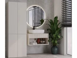 Mueble de baño, Cachemira, 60 x 30 x 174 cm Beige Discount