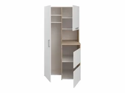 Mueble de baño con 3 armarios y una columna - L92 x Alt. 184 cm - ERKANO^Vente-unique Clearance