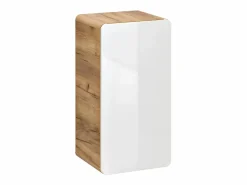 Mueble de baño con lavabo y columnas, 80 cm, color natural y blanco, ARUBA^Vente-unique New