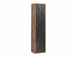 Mueble de baño con lavabo y columna, color natural y antracita, TIKITIKI^Vente-unique New