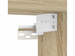 vidaxl Mueble de baño con lavabo incorporado y grifo roble Sonoma Marru00f3n Sale