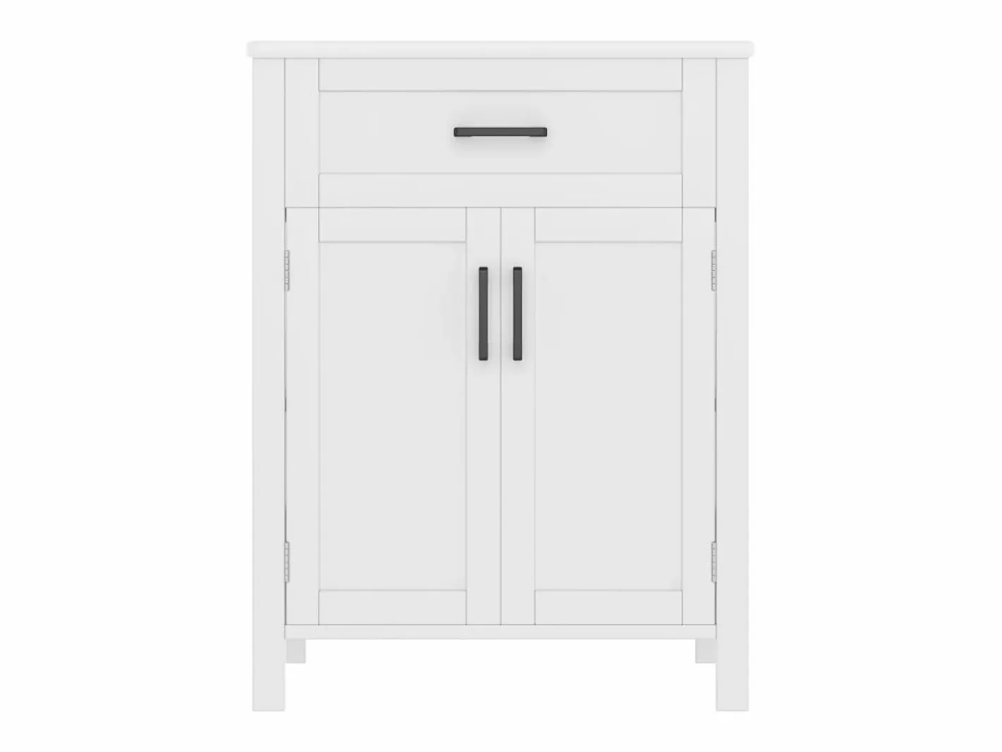 Mueble de baño con patas - con lavabo de cerámica - 2 puertas - (grifo no incluido)^ModernLuxe Best