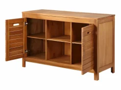 Mueble de baño de madera de acacia - Mueble de baño - 130 cm - PULUKAN^Vente-unique Best
