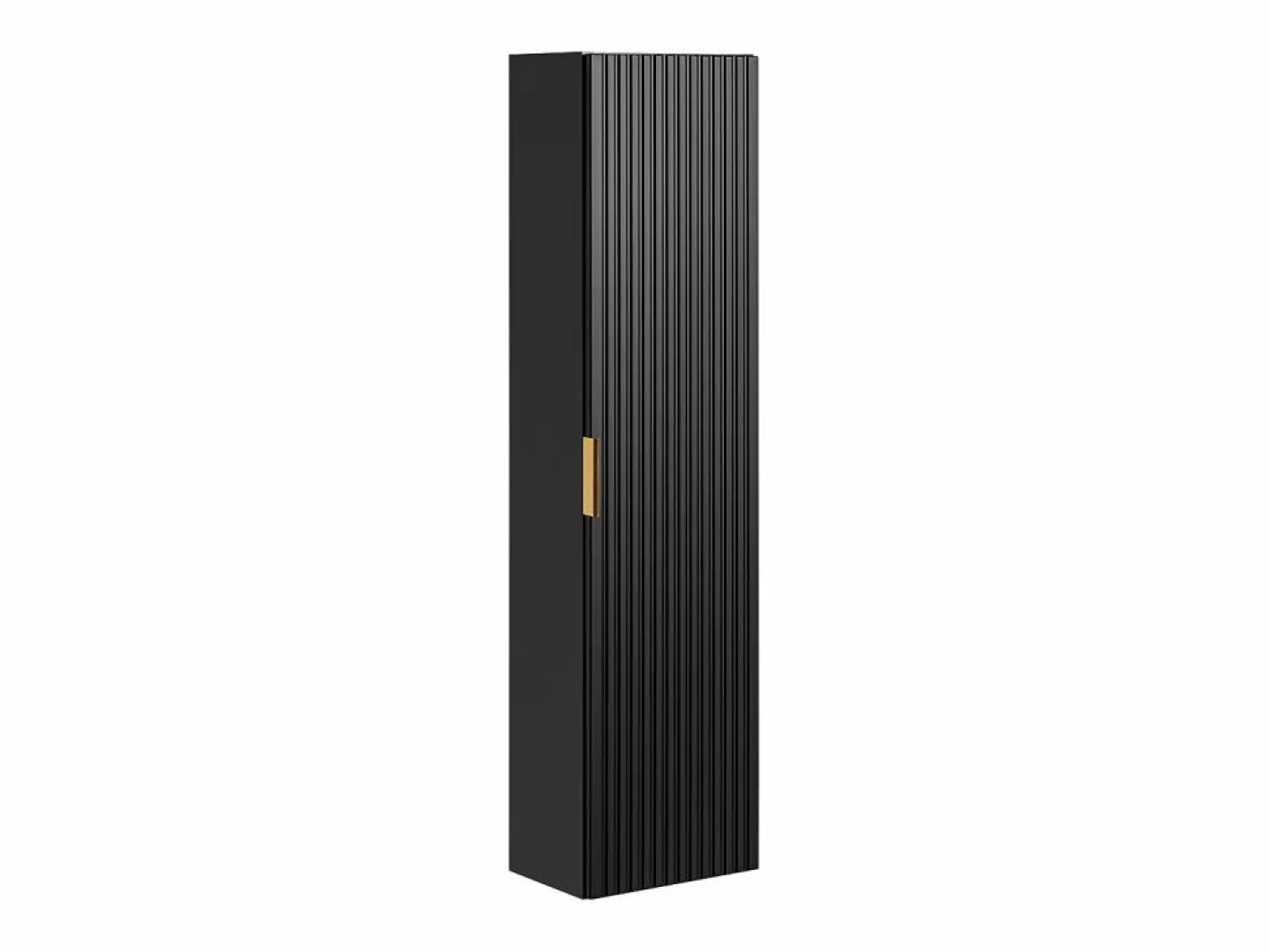 Mueble de baño de pared ZEVARA de 4 estantes con diseño ranurado, color^Vente-unique Sale