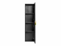 Mueble de baño de pared ZEVARA de 4 estantes con diseño ranurado, color^Vente-unique Sale