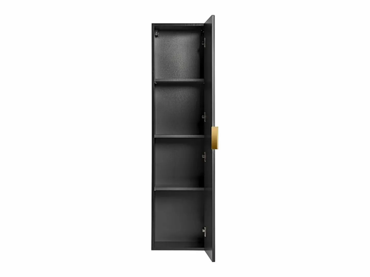 Mueble de baño de pared ZEVARA de 4 estantes con diseño ranurado, color^Vente-unique Sale