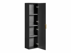 Mueble de baño de pared ZEVARA de 4 estantes con diseño ranurado, color^Vente-unique Sale
