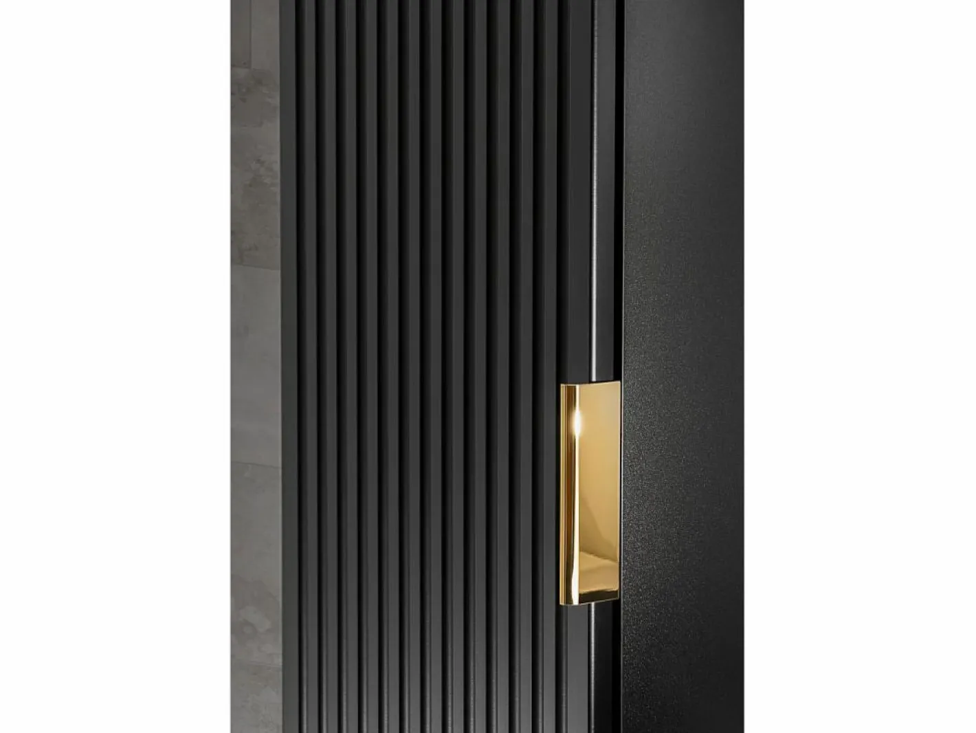 Mueble de baño de pared ZEVARA de 4 estantes con diseño ranurado, color^Vente-unique Sale