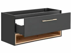 Mueble de baño doble lavabo suspendido con armario de toilette, 120 cm, YANGRA^Vente-unique New