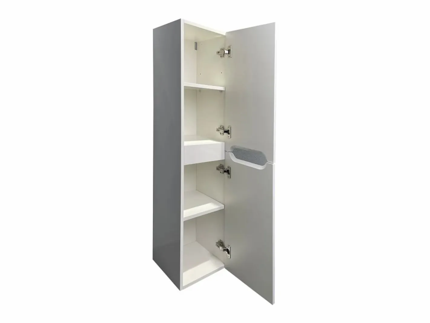 Vente-unique Columna De Baño|Mueble de baño flotante , Ancho 30 x Prof. 30 x 120 cm, STEFANIE