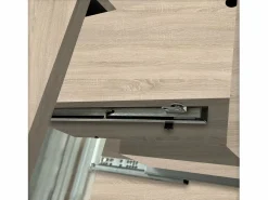 Aica Mueble de baño flotante con lavabo, 99 x 44.5 x 52 cm,Color Roble,Con 2 Cajones, Muebles de Alta Calidad, Color natural claro