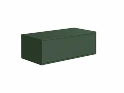 Mueble de baño flotante con lavabo, mate, 2 cajones, 94 cm, TEANA^Vente-unique New