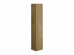 Vente-unique Mueble de baño flotante con lavabo y columna natural clara, 80 cm, KAYLA Color natural claro Online