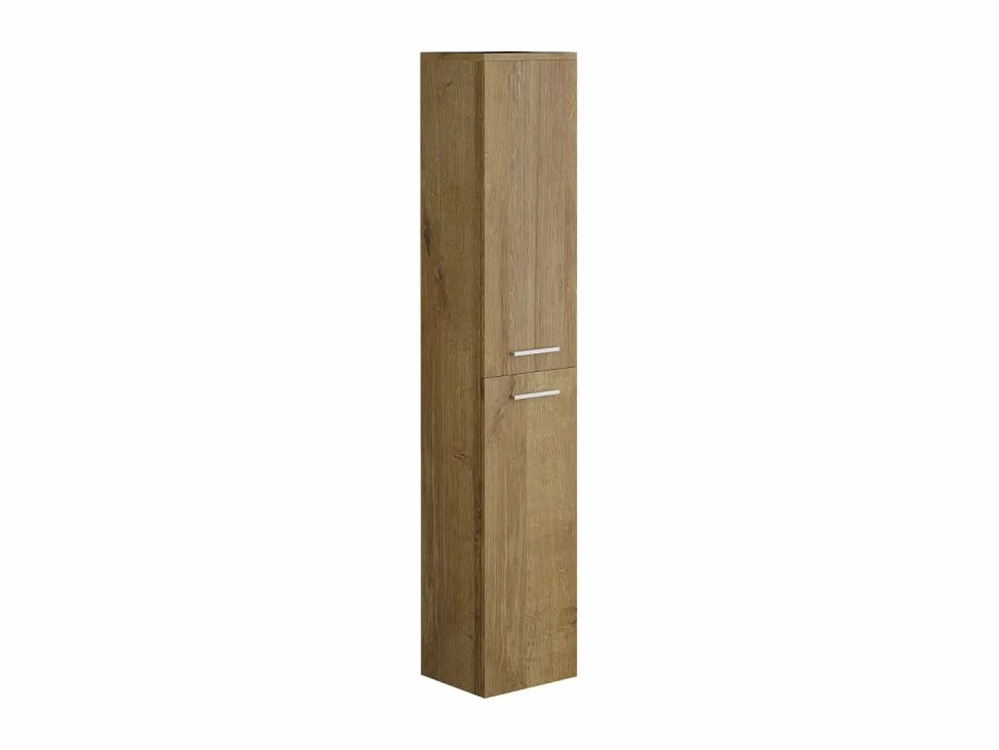Vente-unique Mueble de baño flotante con lavabo y columna natural clara, 80 cm, KAYLA Color natural claro Online