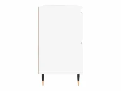 vidaxl Mueble de baño madera de ingeniería 80x33x60 cm Blanco New