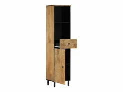 vidaxl Estantería Sobre Inodoro|Mueble de baño madera maciza de mango 38x33x160 cm