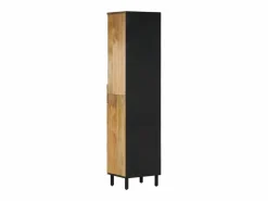 vidaxl Estantería Sobre Inodoro|Mueble de baño madera maciza de mango 38x33x160 cm