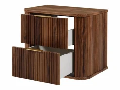 Mueble de baño para lavabo suspendido, roble nogal, 60 x 51,7 x 41,5 cm^ Best