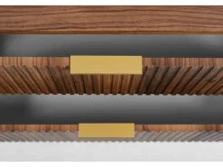 Mueble de baño para lavabo suspendido, roble nogal, 80,4 x 51,7 x 41,5 cm Marru00f3n