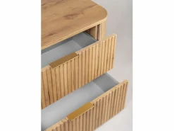 Mueble de baño, Roble Craft Dorado, tirador dorado, 41,5 x 100 x 51,7 cm Naranja Hot