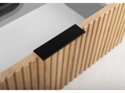 Mueble De Lavabo|Mueble de baño, Roble Craft Dorado, tirador Negro, 41,5 x 60 x 51,7 cm