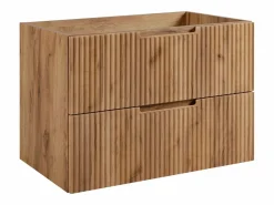 Mueble de baño, roble Craft, 80 x 57 x 46 cm^ New
