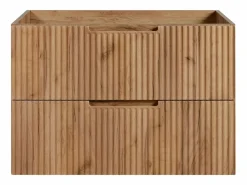Mueble de baño, roble Craft, 80 x 57 x 46 cm^ New