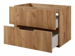 Mueble de baño, roble Craft, 80 x 57 x 46 cm^ New