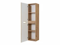 Mueble de baño, roble Craft, 35 x 136 x 27 cm Marru00f3n Discount