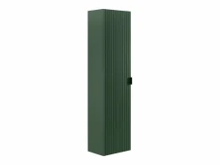 Vente-unique Conjunto De Baño|Mueble de baño suspendido con lavabo sobre encimera redondo y columna, , 80 cm ZEVINI