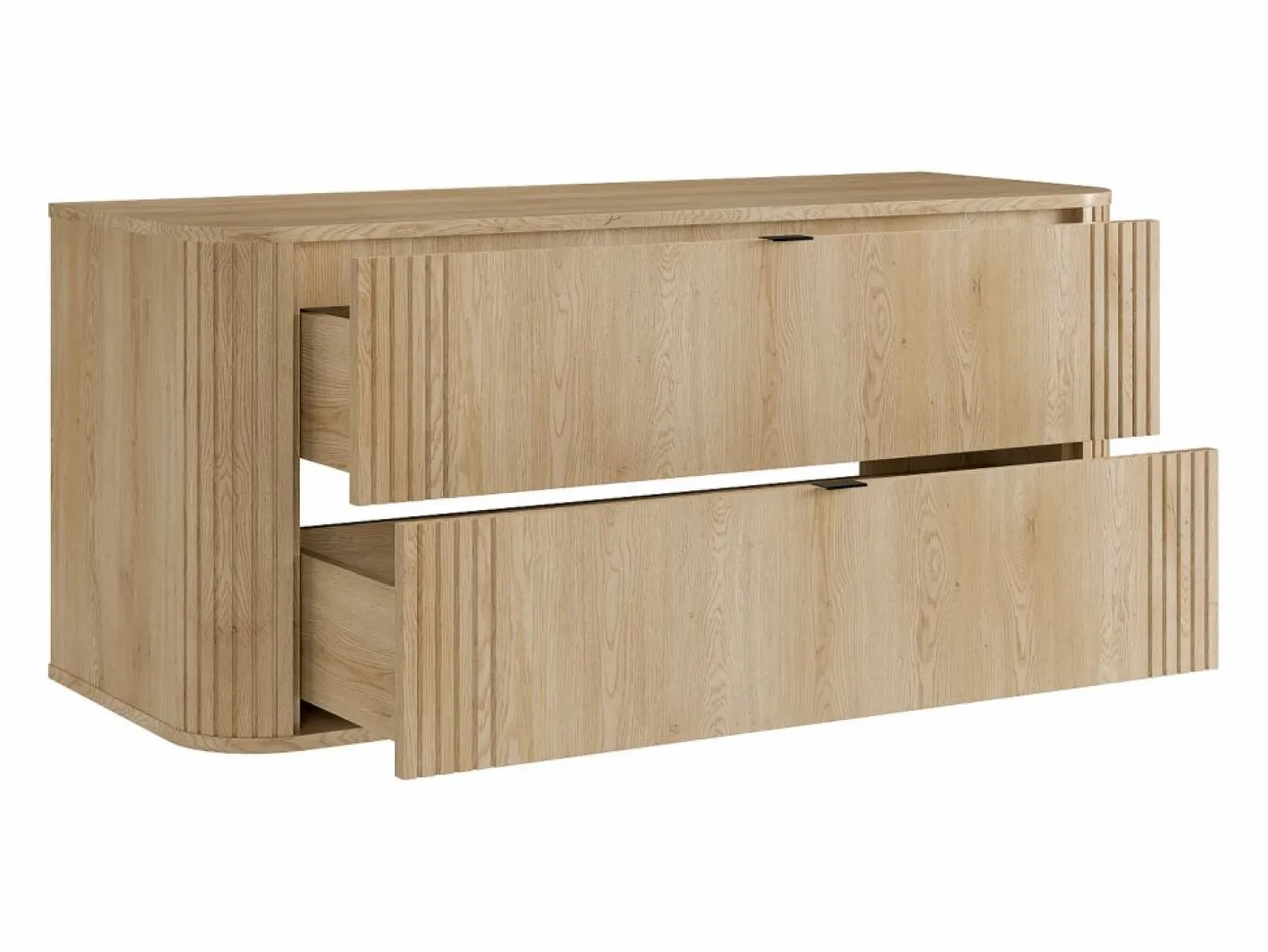 Vente-unique Mueble de baño suspendido - - 120 cm - FILOR Color natural claro Outlet