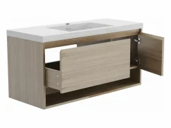 Mueble de baño suspendido con lavabo, 120 cm, PUJUKA^Vente-unique New