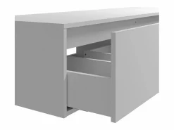 Vente-unique Mueble De Baño Con Doble Lavabo|Mueble de baño suspendido doble lavabo redondo, color , L150 x H32 cm, ISAURE