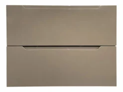 Vente-unique Mueble De Lavabo|Mueble de baño suspendido gris , 80 cm, STEFANIE
