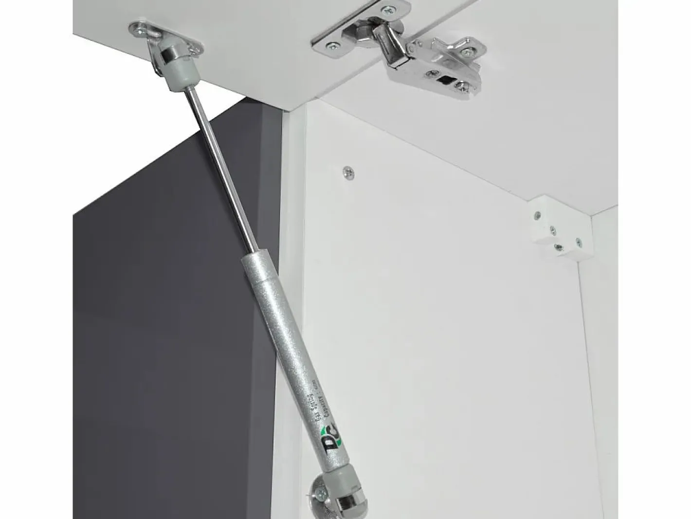 Vicco Mueble de cocina antracita brillo intenso/blanco 240x60x81.6 raul Gris antracita Outlet