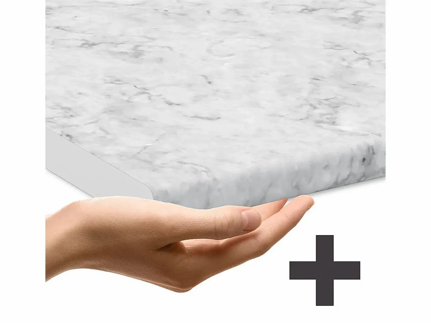 Vicco Mueble de cocina antracita brillo intenso/blanco 240x60x81.6 raul Gris antracita Outlet