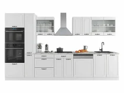 Vicco Mueble de cocina casa de campo blanca/blanca 350x46x81.6 r-line Blanco Online