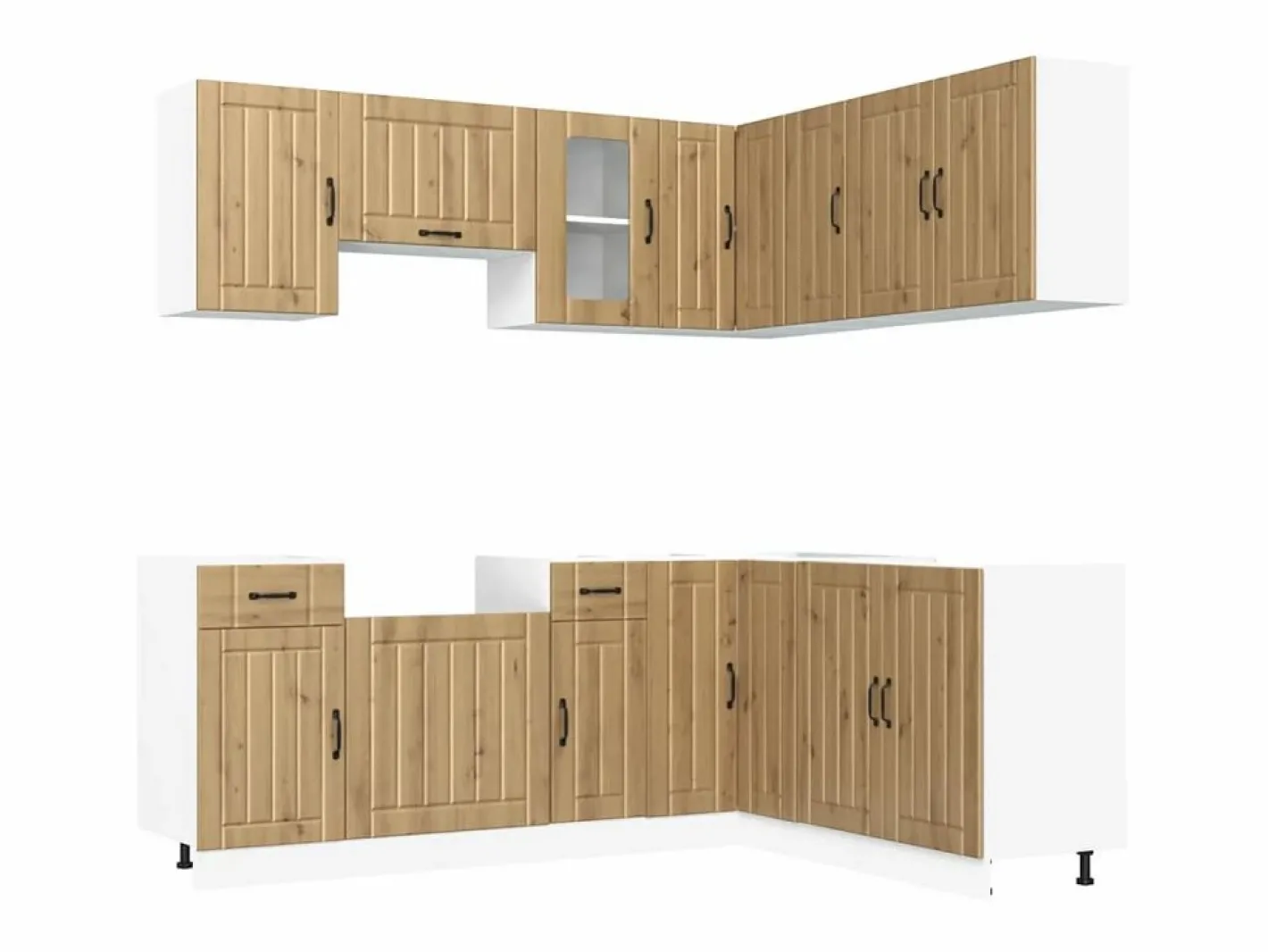 Mueble de cocina Kalmar 11 piezas artesanal roble^vidaxl Hot