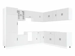 vidaxl Cocina Completa|Mueble de cocina Porto 14 piezas madera contrachapada