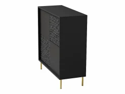 MSO Aparador|Mueble de diseño y dorado 100cm Tramona
