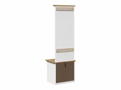 Mueble de entrada con ganchos BODO y marrón 50x40x157 cm^vidaxl Discount