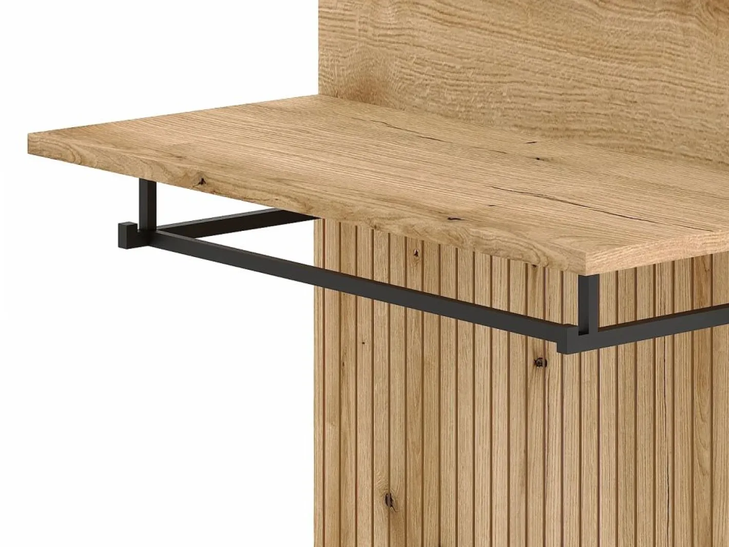 Mueble de entrada Nordic D roble evoke / tabilla / grafito 65 cm^ Sale