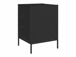 Armario De Jardín|Mueble de jardín de resina trenzada, 55x59x80 cm