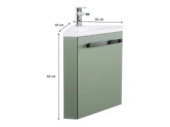 Mueble De Aseo|Mueble de lavabo de esquina SKINO