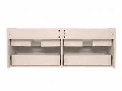Mueble de lavabo doble de 120cm con encimera de cerámica y grifería cromada SORRENTO^ Best