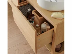 Mueble de lavabo doble de roble ATOLL^