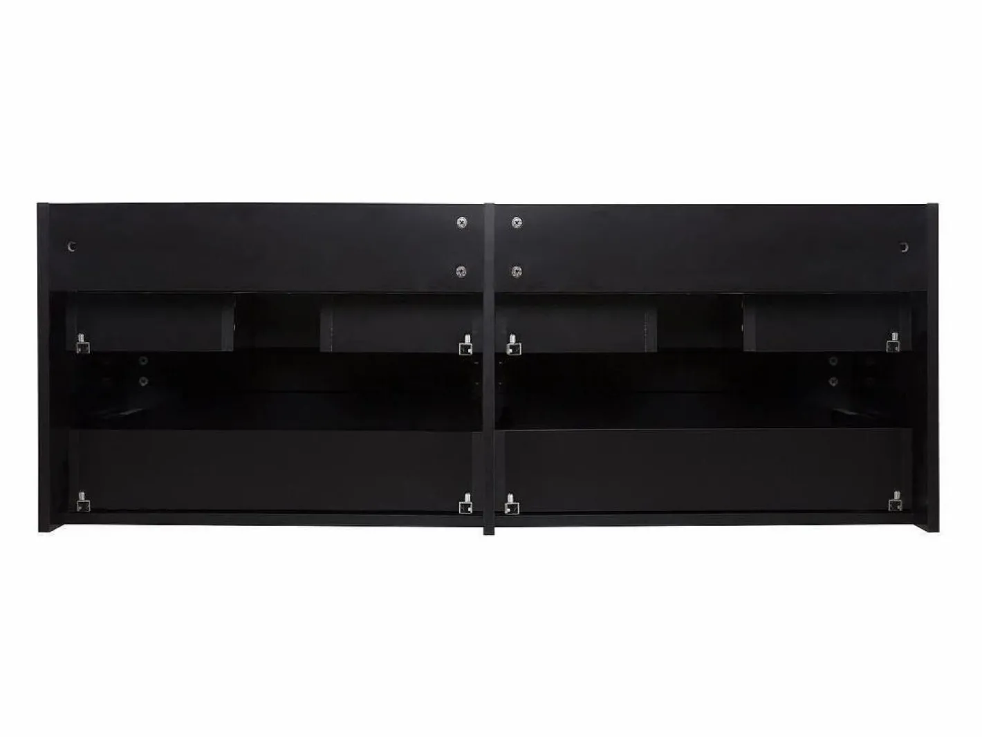 Mueble De Baño Con Doble Lavabo|Mueble de lavabo doble suspendido SORRENTO de 120 cm con encimera de cerámica